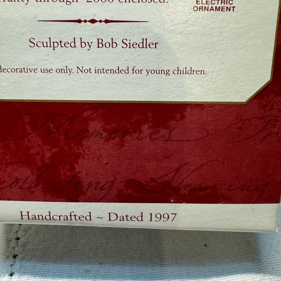 Hallmark magic collector series, Chris mouse Luminaria NIB 1997 - Picture 4 of 7